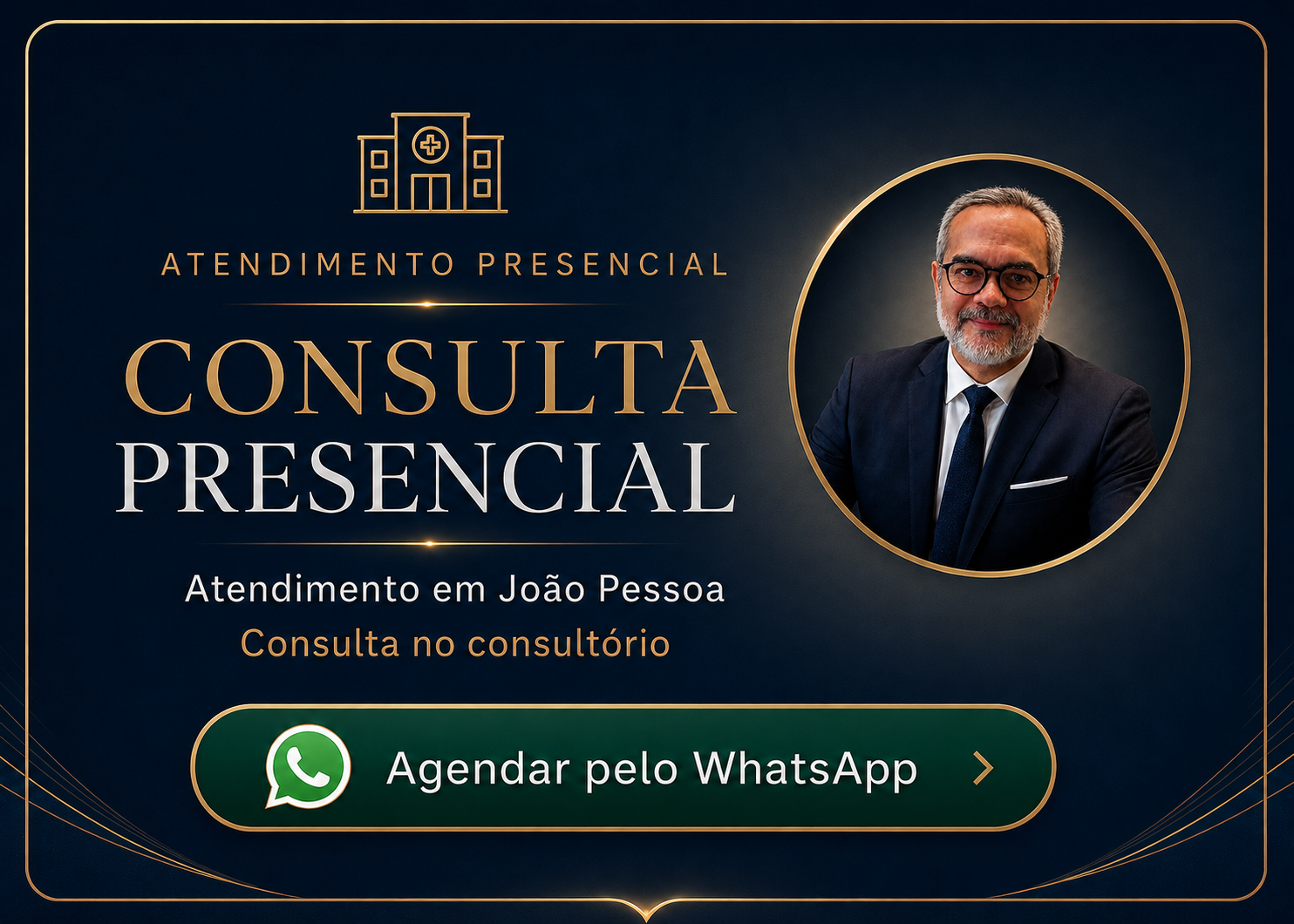 Consulta presencial com Dr. Saulo Serrano em João Pessoa